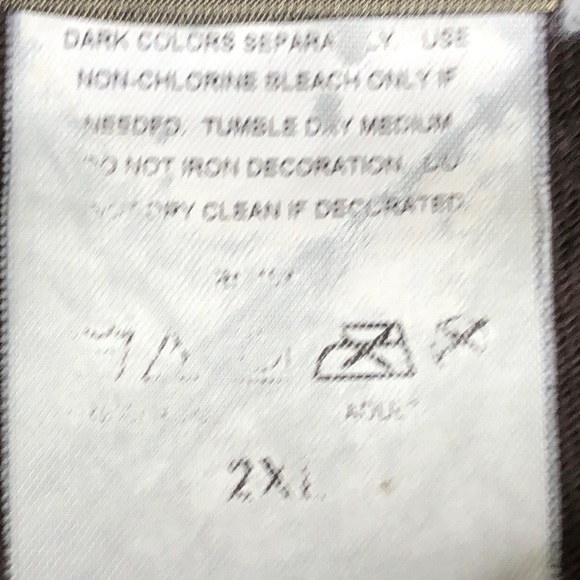 John Deere “I fought the lawn and the lawn lost” cotton t-shirt brown/yellow - Picture 6 of 6